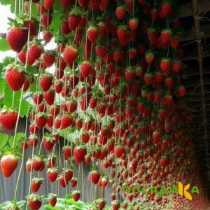 Клубника ампельная Анастасия купить по цене от 370р. в интернет-магазине «Посадика» с доставкой почтой в в Крымске и по всей России – [изображение №1].